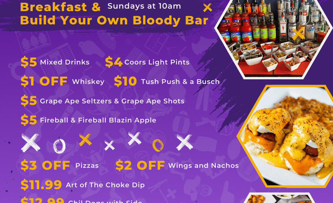 Mn Vikings game day specials