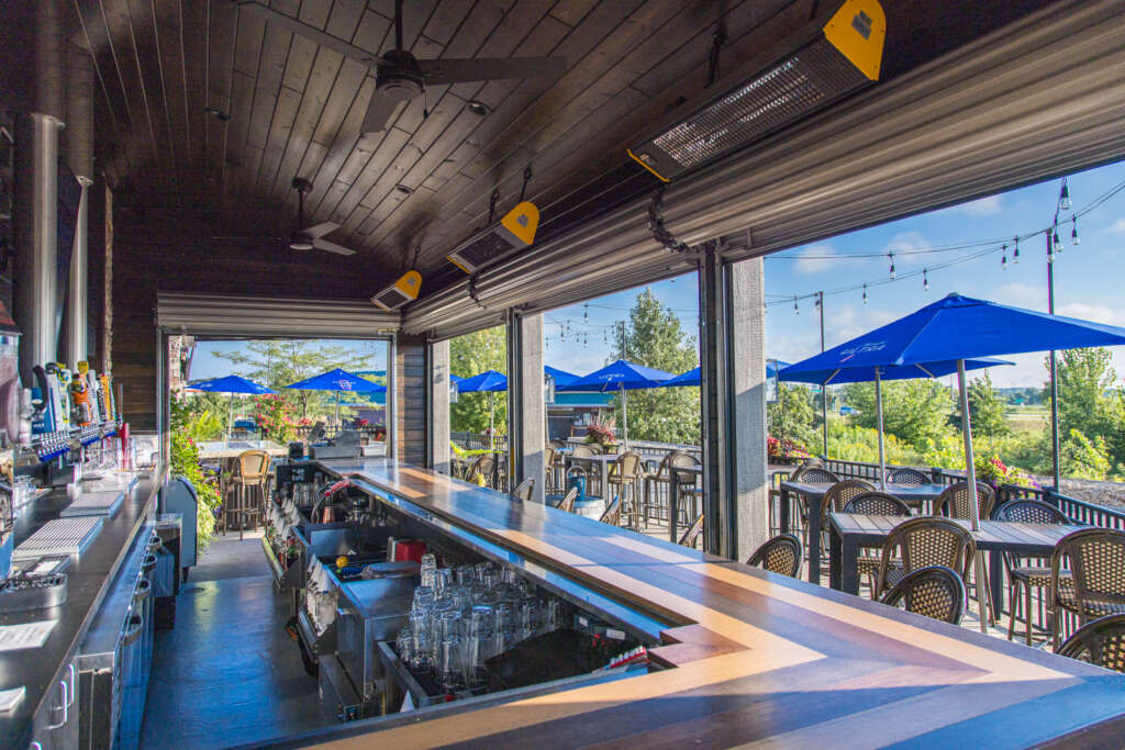 outdoor patio at a local pub in Lake Elmo, MN