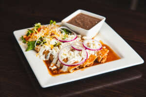 Enchiladas at Lakewood Tavern in lake Elmo MN