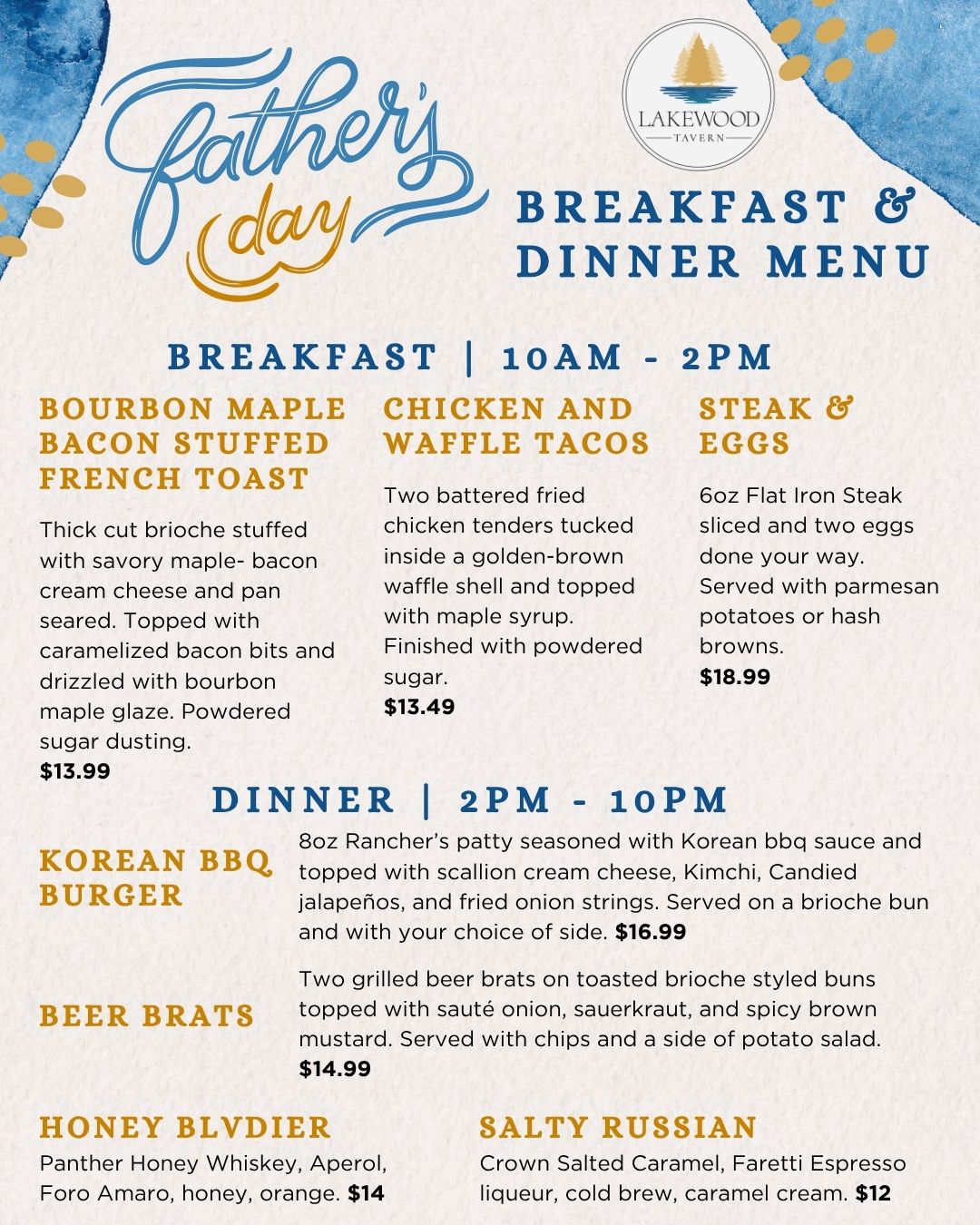 father's day brunch lake elmo