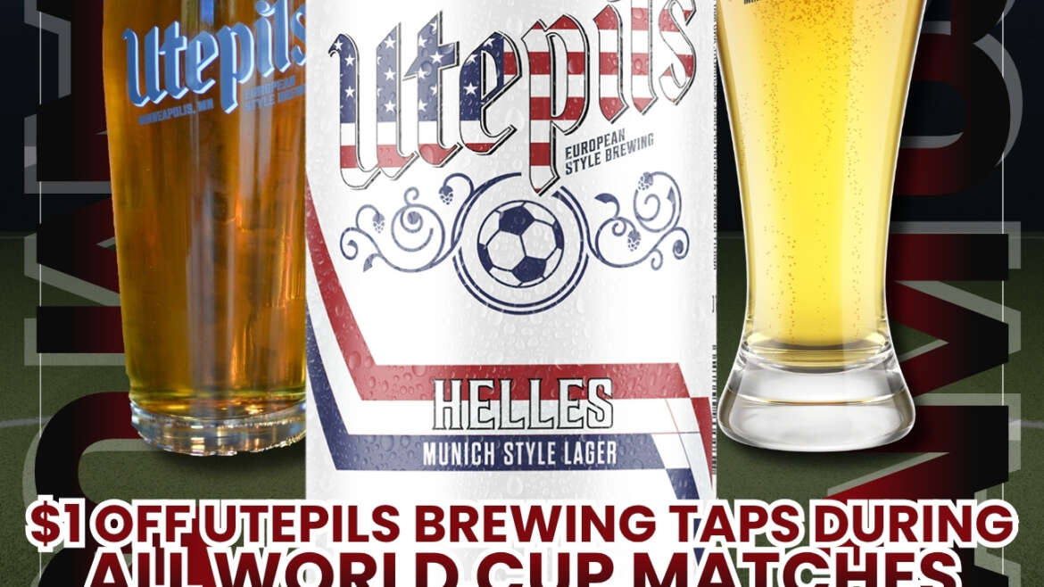 USA vs Paraguay World Cup watch party at Lakewood Tavern in Lake Elmo, MN — Friday June 12, free Utepils beer samples and prizes